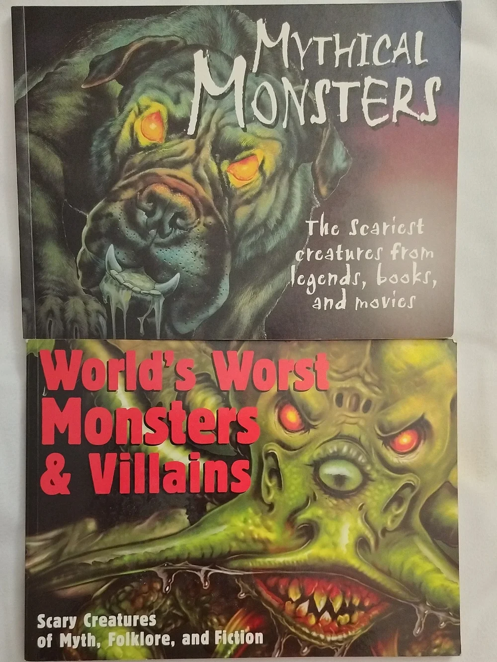 Mythical Monsters And Creatures, Dragons, Scholastic 4 Book Paperback Bundle